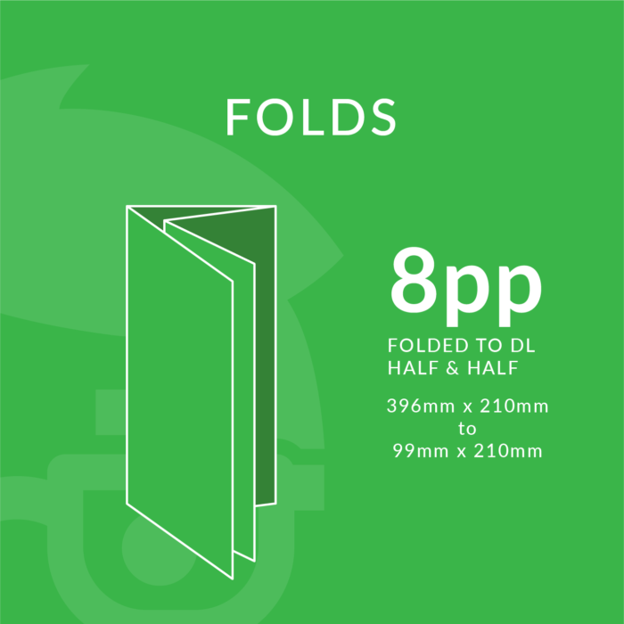 Folds 8pp to DL Half & Half