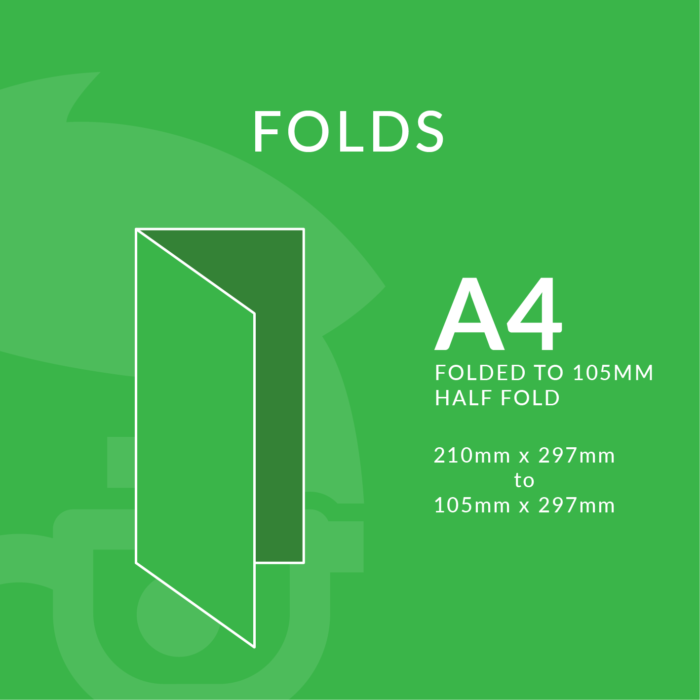 Folds A4 to Half Fold