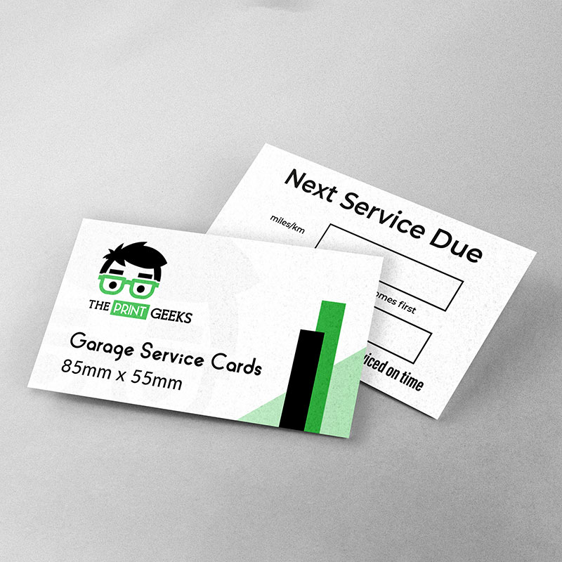 Garage Service Cards