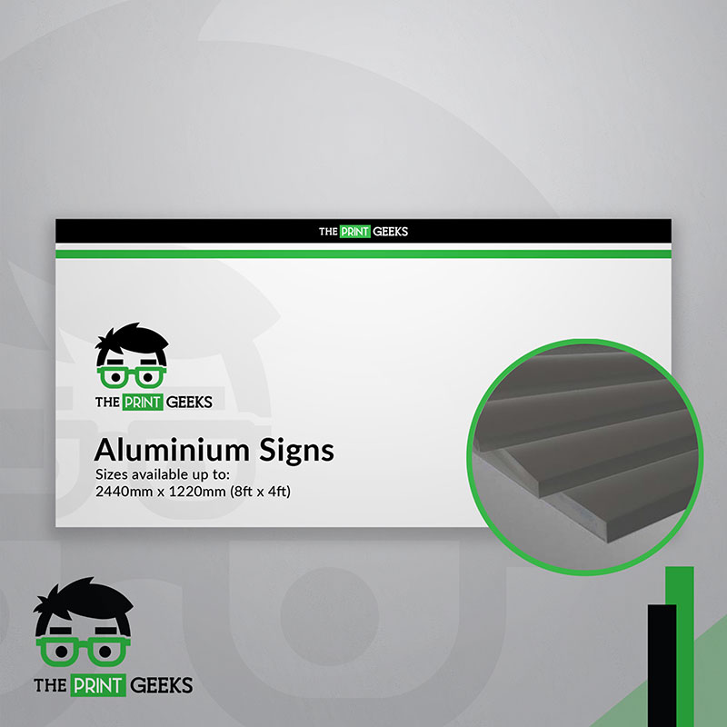 Aluminium Branded Signs
