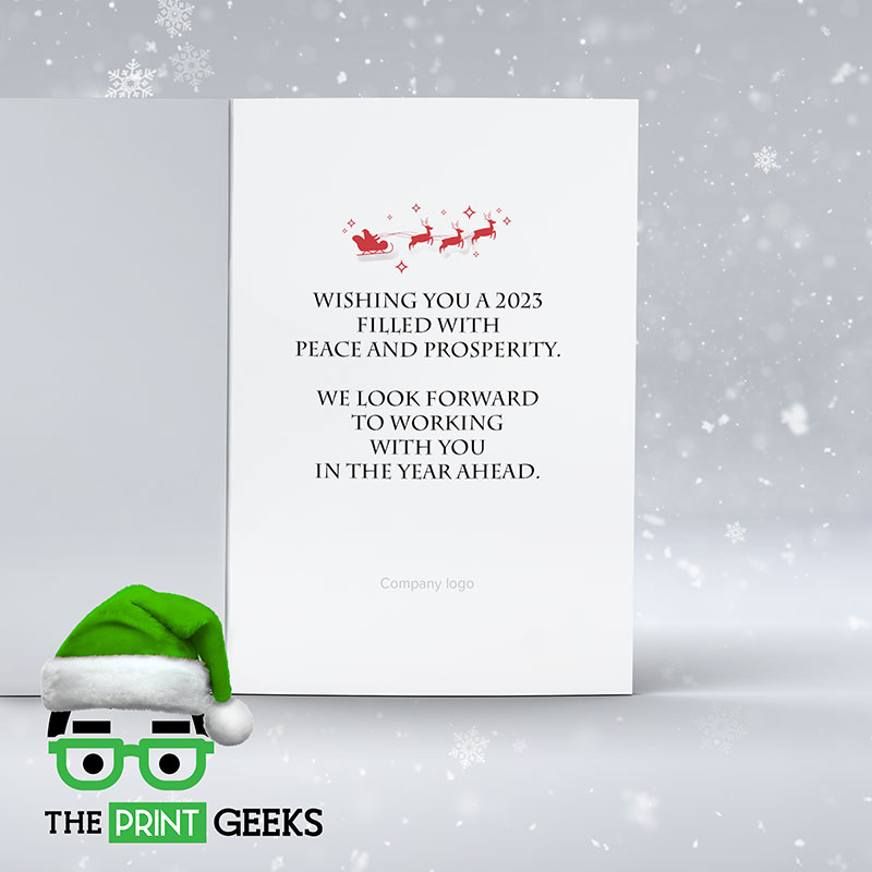 corporate christmas cards message type 4