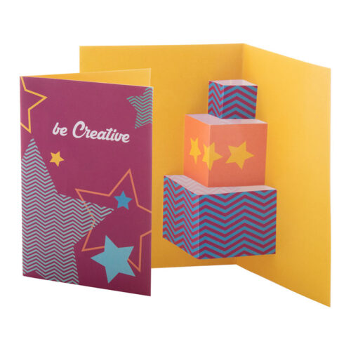 3d christmas card gift box design