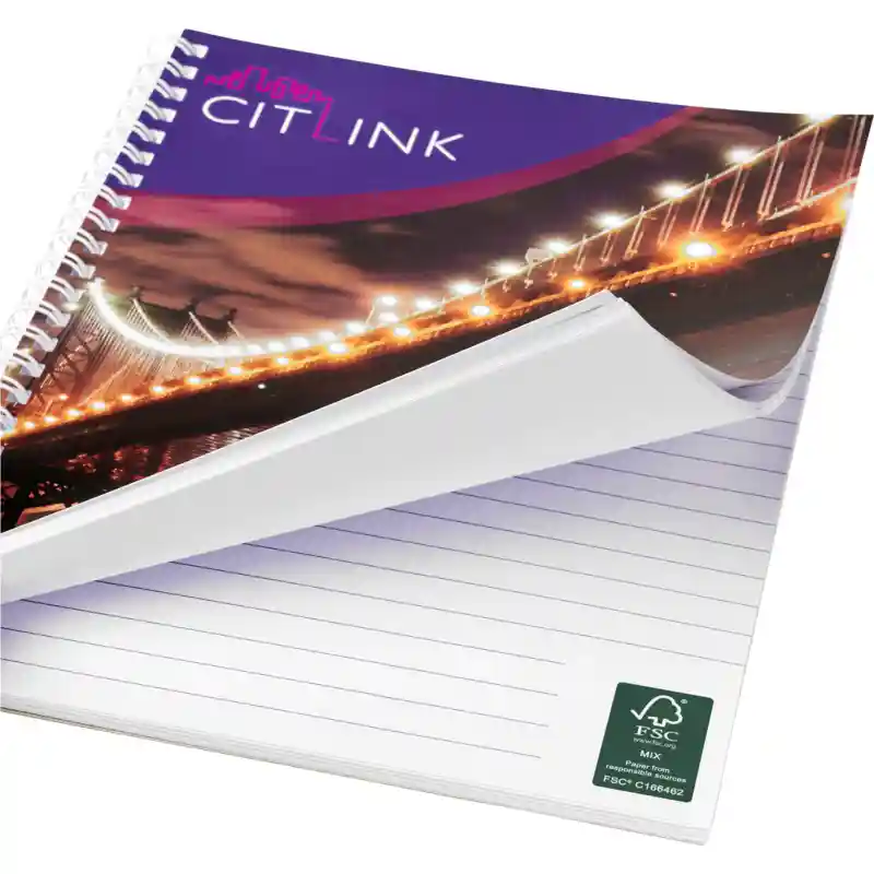branded company notebooks