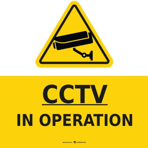 Safety Signs CCTV