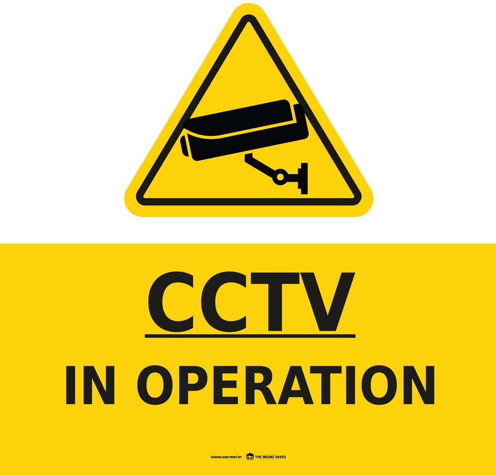 Safety Signs CCTV
