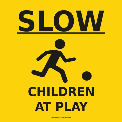 Safety Signs Children at Play