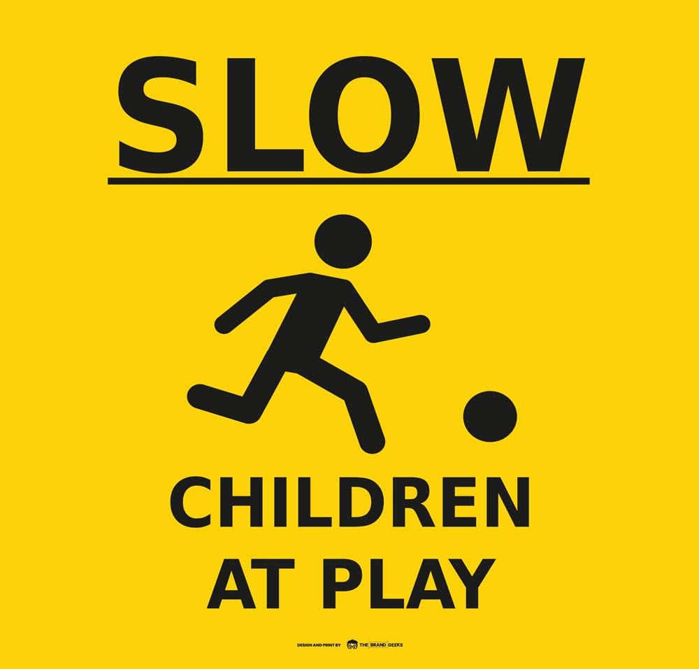 Safety Signs Children at Play