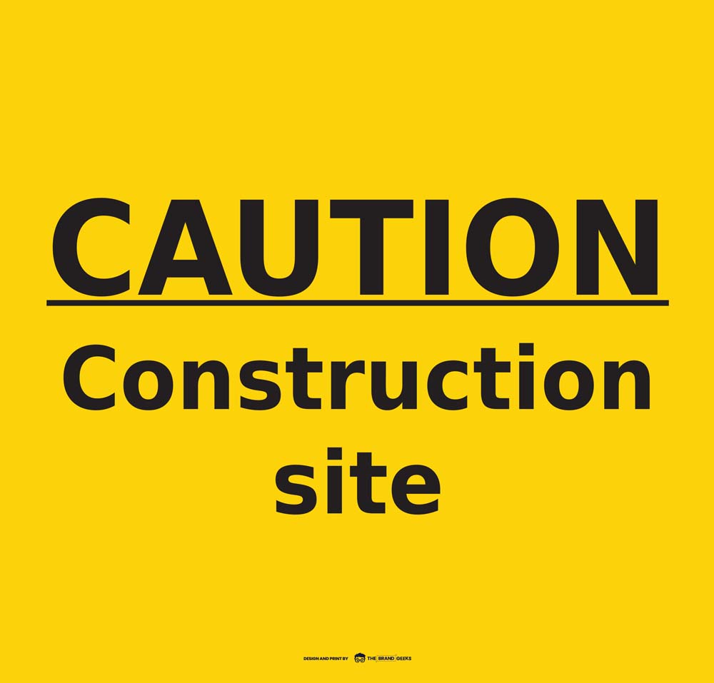 Safety Signs Construction Site