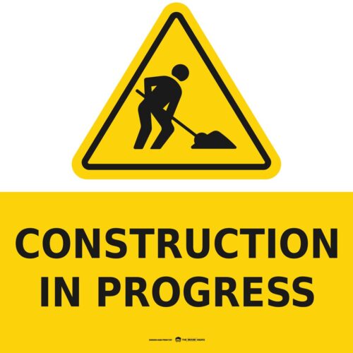 Safety Signs Construction in Progress