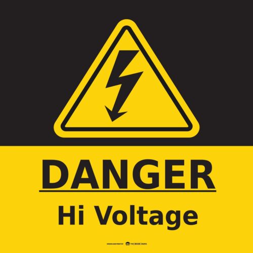 Safety Signs High Voltage