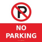 Safety Signs No Parking