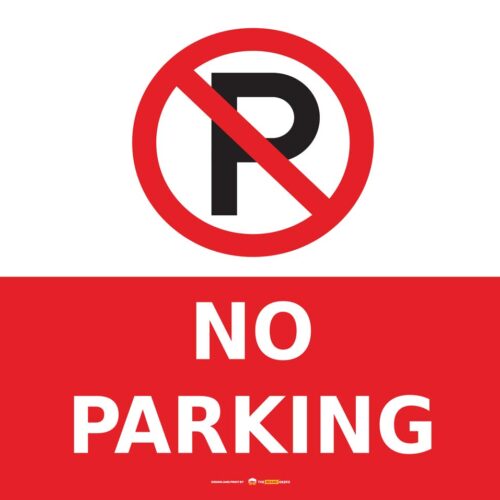 Safety Signs No Parking