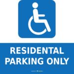 Safety Signs Residential Parking