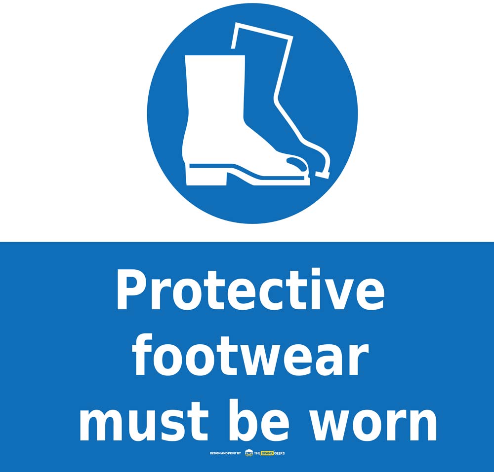Safety Signs Safety Footwear