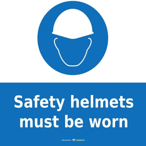 Safety Signs Safety Helmets