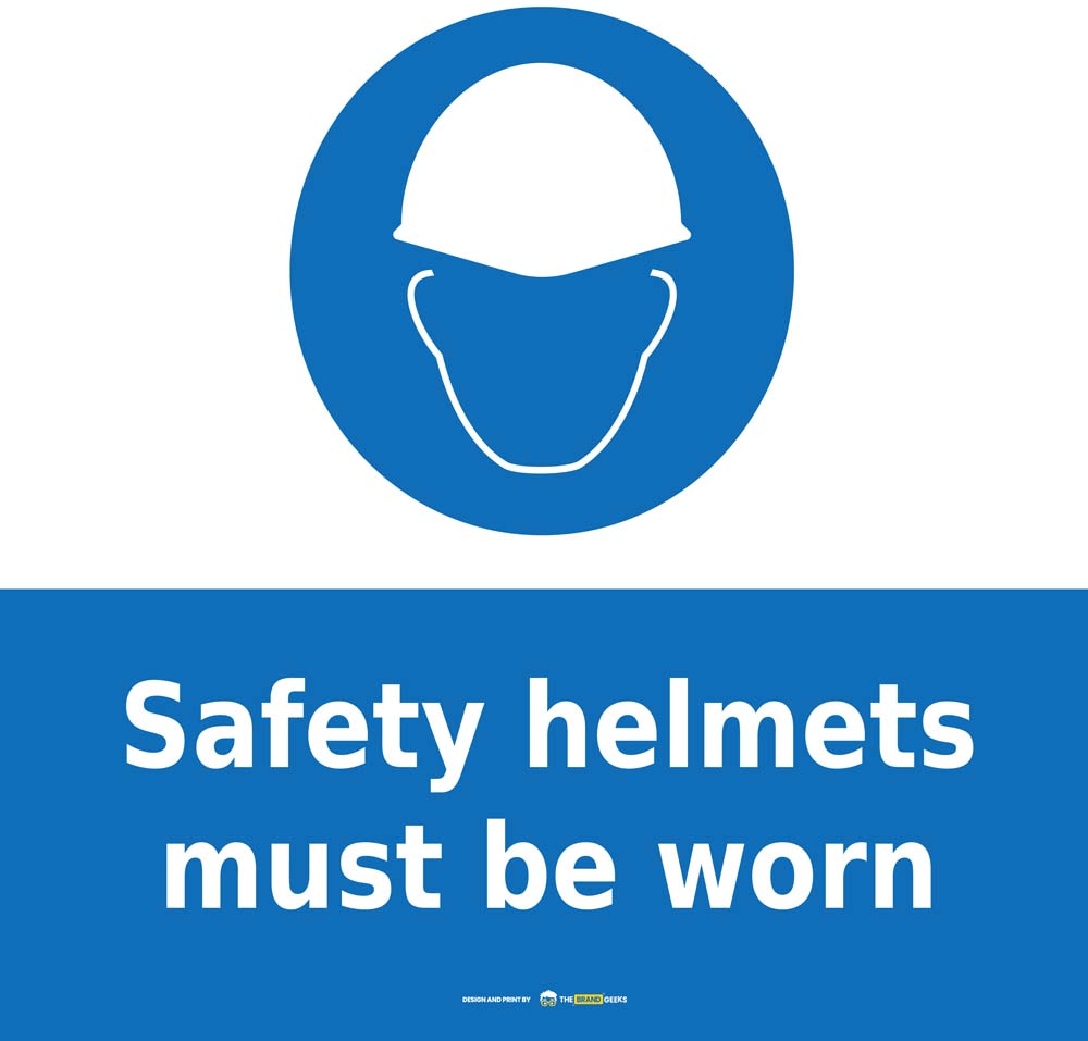 Safety Signs Safety Helmets