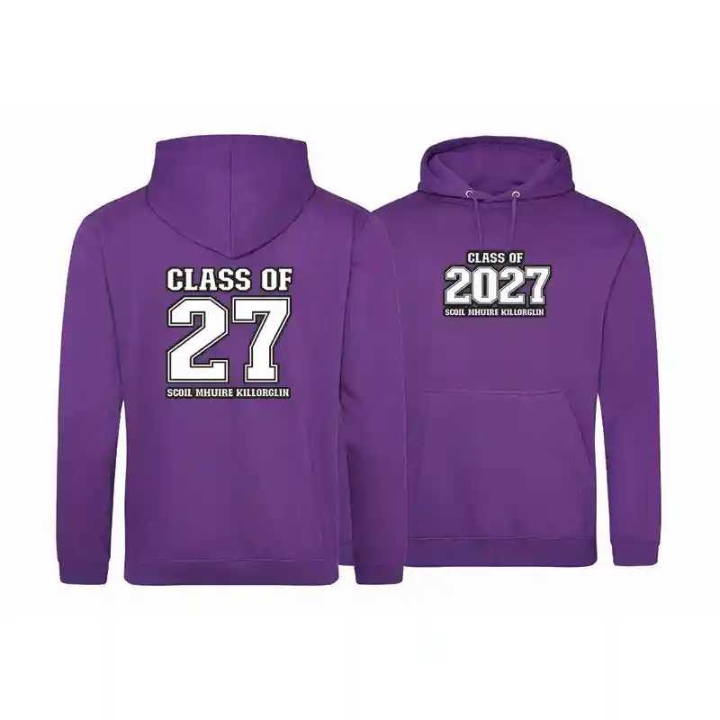 Purple Scoil Mhuire Killorglin 2027 Hoodie